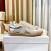 Primavera 2025 Margiela Retro Zapatillas de Entrenamiento Alemanas Estilo Pareja Cuadros Casuales Zapatos de Caña Baja Zapatos Deportivos Planos M6 Tenis