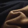 Falda Larga de Tela de Punto Original Marca M con Forro Polar de Sarga, Cintura Elástica Engrosada con Cordón, Corte Limpio y Relajado, Abertura Trasera