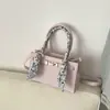 Bolso de mujer muy elegante, nuevo modelo de verano 2026, bolso de mano pequeño cuadrado simple y chic, bolso de hombro, bolso cruzado, bolso para el trabajo