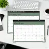Amazon Calendario Personalizado Calendario de Pared en Inglés Color Sólido Calendario de Escritorio Calendario de Mesa de Exportación Proceso de Estampado Dorado Simple Moderno Negocios