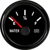 Medidor de Nível de Água Shandong Qingshui para Veículos de Engenharia e RVs, Medidor de Volume de Tanque de Água 52mm, Display de Quantidade Restante de Nível de Líquido