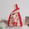 Recuerdos de Boda Bolso Tejido Bolso de Mano Bolso Tejido con Mosca Bolso de Muñeca Bolsa de Regalo Año Nuevo Chaleco Bolso Balde Tejido