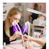 Procesamiento y Personalización Lámpara de Uñas de Una Sola Línea Curado Luz Morada Ajustable 360 grados Secado Rápido 395 Lámpara de Horneado para Manicura