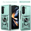 Comercio exterior para Samsung zfold4 plegable todo incluido lente nuevo silicona anticaída airbag funda protectora mate carcasa dura
