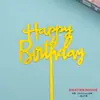 Te deseamos longevidad, salud y longevidad, Insignias de Acrílico Engrosado para Pasteles, Insignias para Postres de Repostería