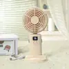 Ventilador Digital Inteligente Portátil Simple con Ajuste de Velocidad Continuo, Logo Personalizable, Correa para el Cuello y Capacidad de Carga de Escritorio