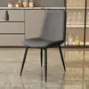 Mesa y Sillas de Comedor para Uso Doméstico, Taburetes Simples con Respaldo, Sillas de Comedor de Lujo Ligero 2026, Sillas de Comedor Minimalistas Italianas, Sillas Cuchara