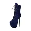 Nuevas Botas Cortas de Caballero con Cordones Estampado de Leopardo Gamuza Comercio Exterior Transfronterizo Botas Sexy para Discoteca Calzado Talla Grande 40-46