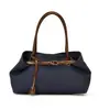 Bolsa de gran capacidad para el día a día para mujer, nueva colección de primavera 2026, diseño plisado, bolso tote con bloques de color, bolso de hombro casual y moderno