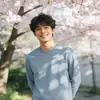 Camiseta Masculina Casual Simples Versátil Gola Redonda Manga Longa Moda Jovem Tendência Estilo Coreano Personalizada