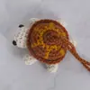 2026 Nuevo Colgante de Coche de Tortuga y Erizo Tejidos a Crochet Hechos a Mano para Decoración de Coche Colgante para Coche