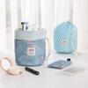 Bolsa de Cosméticos de Gran Capacidad para Viajes Coreana Set de Viaje Bolsa de Artículos de Tocador Cilíndrica Bolsa de Almacenamiento Impermeable para Exteriores Impermeable y Portátil