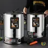 Calentador de Agua Eléctrico Hervidor de Acero Inoxidable Olla Comercial de Gran Capacidad para Hervir Agua Aislamiento de Temperatura Constante Cubo Postparto Cubo de Baño