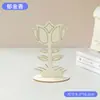 Adornos de Flores Blancas de Madera Tridimensionales Kit de Materiales para Arte Infantil de Jardín de Infancia DIY Hecho a Mano Iluminación Educación Temprana Graffiti