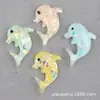 Accesorios de Material de Delfín Funda para Teléfono Móvil Zapatos con Agujero DIY Parche Marino Accesorios de Resina Cabezal de Pegamento Crema Accesorios para el Cabello