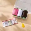 Set de Herramientas de Costura para el Hogar, Hilo de Coser Manual Portátil con Agujas y Enhebrador, Hilo de Coser de Colores para Ropa