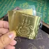 Amuletos Budistas Tailandeses, Piezas de Talismán de Ocho Sutras, Amuletos de Buda del Templo Luang Phor Ben, Auténticos Amuletos de Templo de Tailandia
