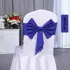 Funda Elástica Floral para Silla sin Atar con Lazo, Universal Engrosada para Hotel Banquete Boda