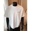 Design Retro Americano Letra Verão Corte Justo Manga Curta Camiseta Masculina Larga Tendência Marca Streetwear Top Cool
