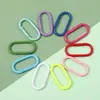25x 50mm redondo color pista de atletismo hebilla de alpinismo accesorios para joyería DIY hebilla de resorte llavero de alpinismo