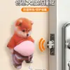 Pegatina Anticolisión con Forma de Barriga de Shiba Inu Estilo Japonés, Asa 3D, Almohadilla Silenciosa, Tope de Puerta, Juguete de Apretar para Aliviar el Estrés, Gadget Anticolisión de Silicona