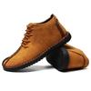Zapatos casuales de cuero para hombre de caña alta zapatos de caña alta casual para exteriores para hombre ultraligeros comercio exterior zapatos hechos a mano para exteriores para hombre L1
