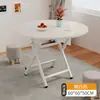 Mesa plegable, mesa de comedor cuadrada, mesa pequeña para uso doméstico, alquiler de apartamentos pequeños, mesa de comedor sencilla, mesa cuadrada