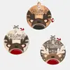Decoração de Natal Personalizada Transfronteiriça Atividade de Contagem Regressiva de Madeira Enfeites de Árvore de Natal Presentes de Natal Artesanato em Madeira