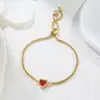 Pulseira torcida de amor vento metal ins europeu e americano pulseira de aço titânio não desbota doce legal garota quente Coringa atacado de fábrica