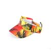 Gorra de béisbol abierta transpirable con estampado de seda para hombre y mujer, gorra de sol estilo coreano para correr al aire libre