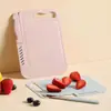 Cuchillo de Cocina Cuchillo para Frutas Tabla de Cortar Tabla para Picar Tijeras Pelador Comida para Bebés Set Combinado de Cocina Camping Dormitorio Uso en Casa