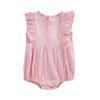Ropa de Verano Nueva para Bebé, Ropa para Bebé Recién Nacido Masculino y Femenino, Monos sin Mangas de Color Sólido, Mamelucos