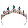 Adereço de Cabeça de Noiva Coreano Novo Vestido de Casamento Vestido de Noite Coroa de Noiva Strass Cristal Aniversário Cerimônia de Maioridade Performance Tiara
