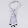 Directo de fábrica coreano para estudiantes universitarios con forma de cuchillo, cabeza plana, corbata perezosa para ropa de negocios, corbata corta para mujer con forma de cuchillo