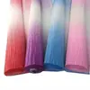 Papel crepom de cor degradê papel amassado papel flor dobrada espessado rosa cravo papel colorido material de papel DIY feito à mão jardim de infância