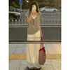 Conjunto Completo de Atuendo de Verano 2026 Estilo Coreano Maduro pero Juvenil Nicho Único Súper Atractivo Reductor de Edad Conjunto de Top Conjunto de Dos Piezas
