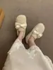 Mocasines cálidos de lazo, zapatos slip-on versátiles de invierno, zapatos mullidos para mujer 2026 con forro de felpa añadido, nuevo estilo dulce