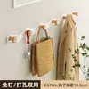 Perchero de pared para dormitorio, instalación sin taladro, gancho para puerta de entrada, colgador de ropa, montado en la pared, gancho para ropa detrás de la puerta