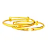 Joia de liga de cobre imitação de ouro design de nicho senso 520 1314 pulseira de abrir e fechar para mimar pulseira de casal presente para namorada