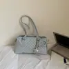 Bolso de hombro de lunares estilo coreano para mujer, nuevo bolso de moda para el hombro primavera 2026, bolso tote de mano de nicho de moda