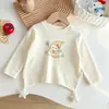 Conjunto de Ropa de Otoño para Niñas Estiloso Bebé Dibujos Animados Top de Otoño Pantalones Bebé Pequeño Dulce Lindo Dos Piezas Nuevo