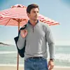 Ropa de Hombre Transfronteriza Estilo Americano Cuello Alto Elástico Deportivo Pulóver Comercio Exterior TK Tallas Grandes Exterior Fitness Transpirable Sudadera Casual