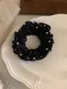 Bolhas de sal marinho~Elástico de cabelo de malha de pérola de quatro camadas para mulheres acessório de cabelo de alta qualidade corda de cabelo versátil coque requintado