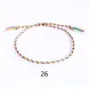 Amazon Explosiones Colorido Cuerda de Algodón Pulsera de la Amistad Cuentas de Cobre Borla Hecho a Mano Trenzado Cuerda de Mano Pieza de Mano Ajustable para Hombres y Mujeres