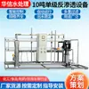 Equipamento industrial de purificação de água por osmose reversa de 10 toneladas, estágio único, totalmente em aço inoxidável, equipamento de tratamento de amaciamento de água totalmente automático