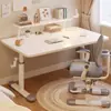 Escritorio ajustable con manivela, escritorio de oficina, escritorio de estudio, juego de escritorio y silla infantiles ajustables, escritorio de estudio de alta gama, escritorio para computadora