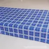 Sábana a Cuadros de Sarja de Algodón Puro para Dormitorio Estudiantil, Funda de Edredón Individual, Funda de Almohada, Ropa de Cama para el Hogar en Residencias