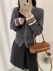Cárdigan de punto de ochos de lana fina para mujer con textura retorcida, suave y cómodo, perfecto para primavera y otoño, suéter versátil y estilizado