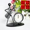 Reloj de Iron Man Instrumento Musical Manualidad Musical Creativa Metal Decoración de Oficina Hogar Adorno T317 Múltiples Opciones Disponibles Material de Hierro