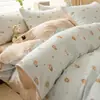 Capa de edredom de gaze de camada dupla 100% algodão, peça única, novo modelo 2025, capa de edredom 100% algodão 150x200x230, cama de solteiro de dormitório, peça única 4